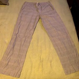 Mens American eagle plaid pants, vintage, size 30/32.
